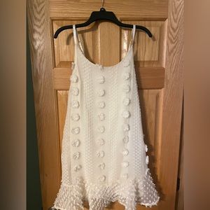 Pink Lily Cream Mini Dress
